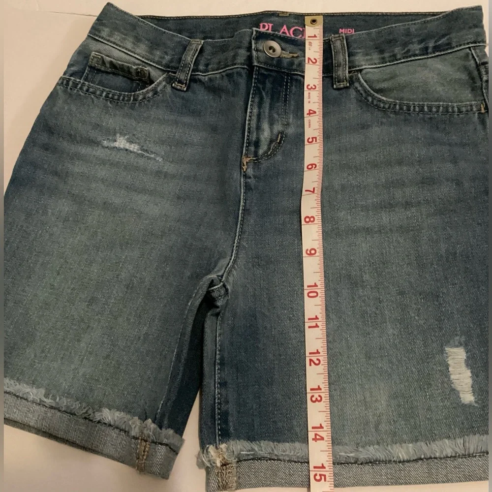 The Children’s Place 2-Pack Girls Size 12 Jean Shorts